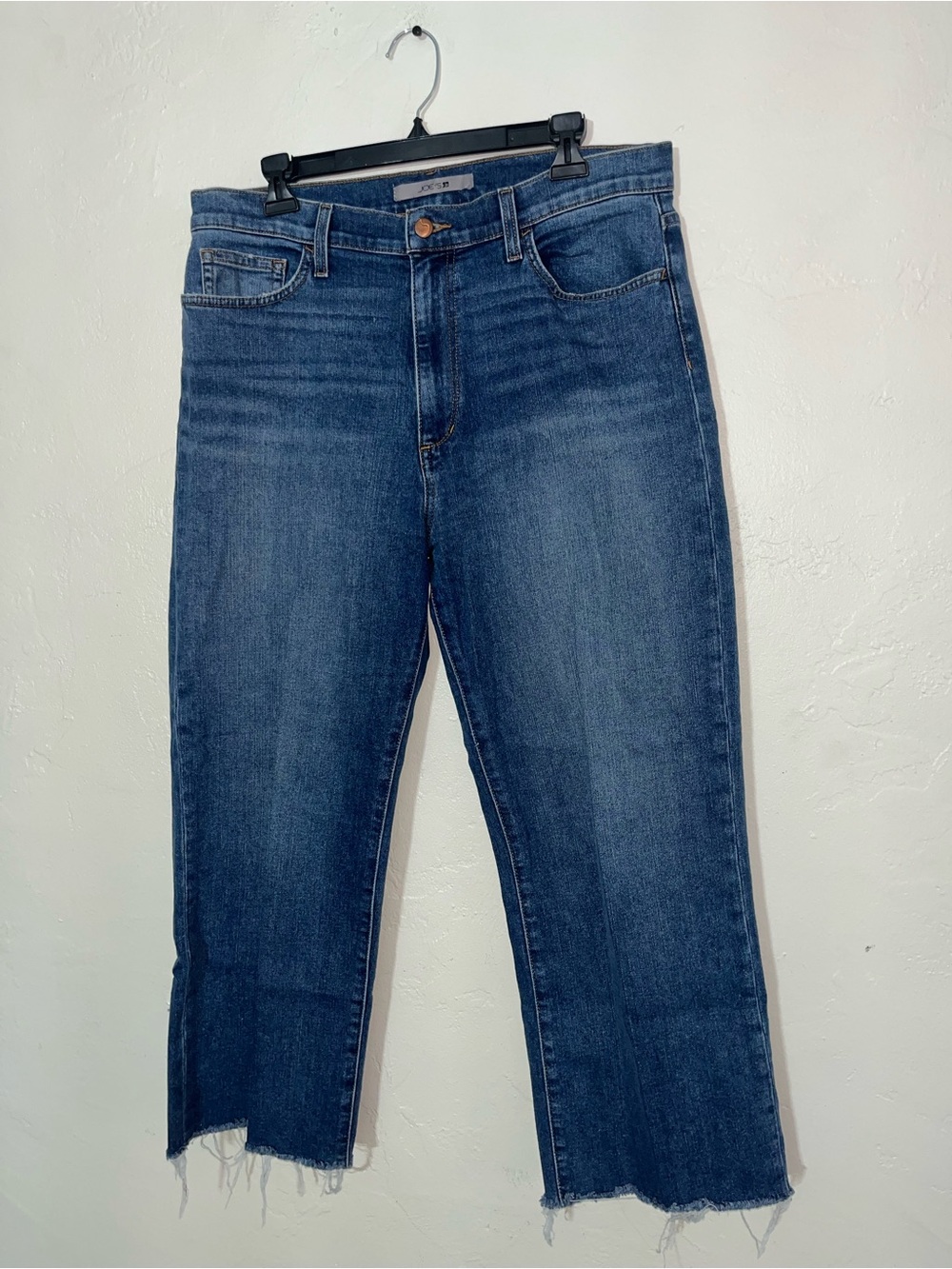 Perfect Joe’s Jeans Wide Leg Crop Stretchy Cotton Denim Jean Womens Straight Leg